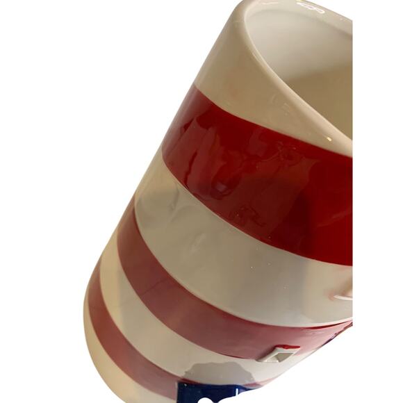 Cheryl's Ceramic Lidded Lighthouse Jar Open Windows 13 Inches Height - Picture 6 of 9